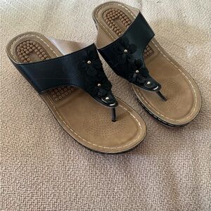 Wedge Sandals. Never worn